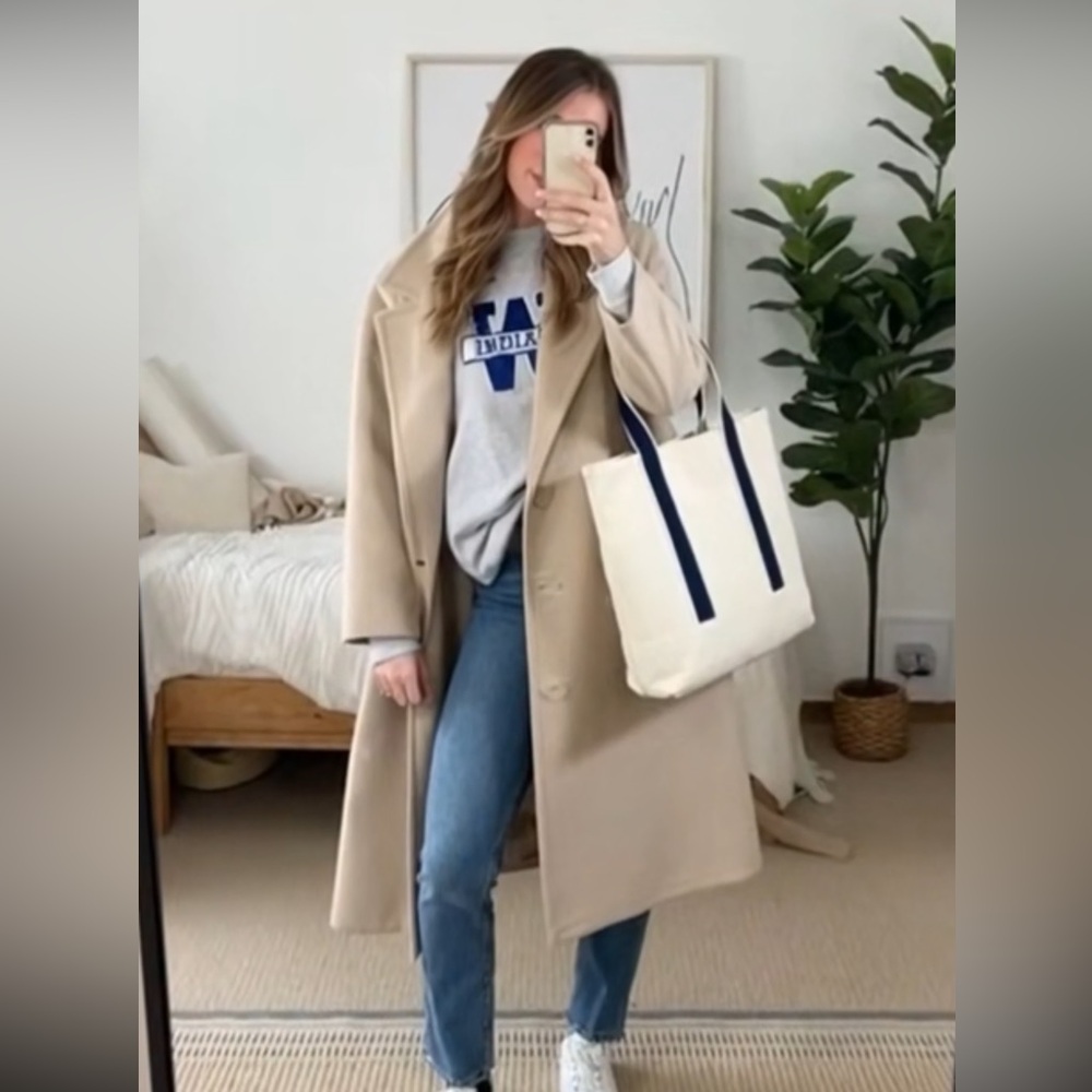 Vintage Gray W Indians Sweatshirt